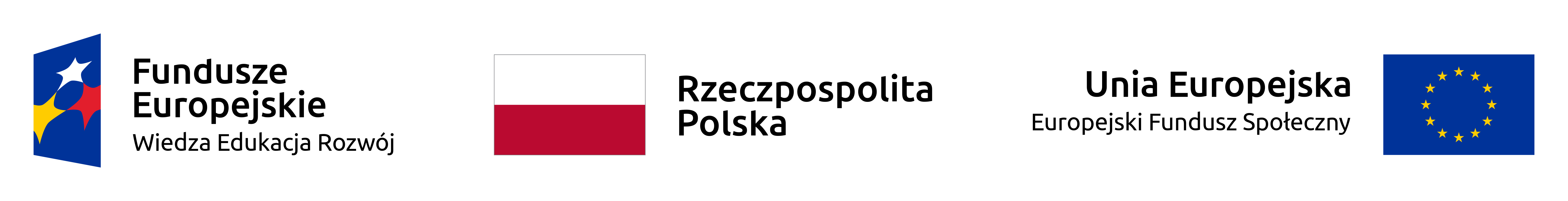 Na obrazku znajdują się 3 loga od lewej 1. Fundusze Europejskie Wiedza Edukacja Rozwój 2. Flaga Rzeczypospolitej Polskiej 3. Flaga Unii Europejskiej z podpisem Unia Europejska Europejski Fundusz Społeczny